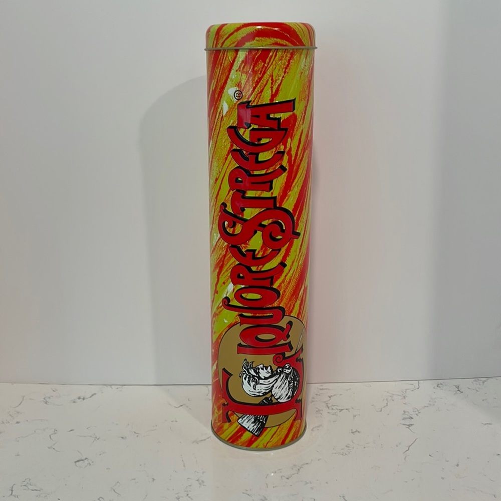 Liquore Strega Limited Edition Storage Advertisement Tin